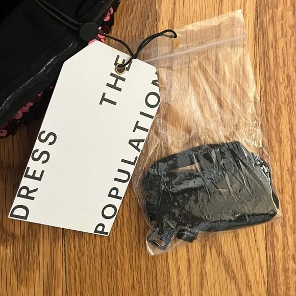 Dress the population Alexis Sequin Midi Dress Xs NWT - Picture 4 of 6